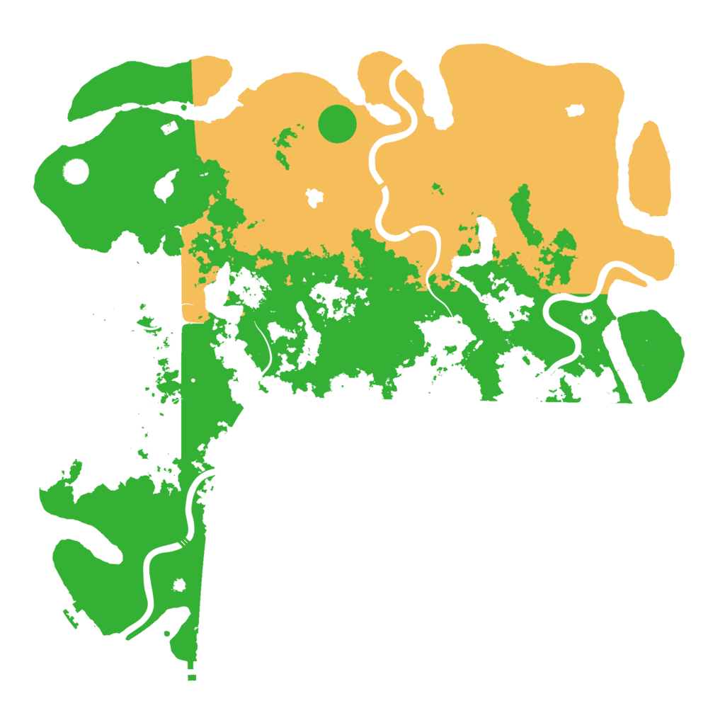 Biome Rust Map: Procedural Map, Size: 5000, Seed: 39849135