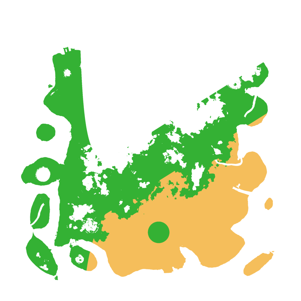 Biome Rust Map: Procedural Map, Size: 3700, Seed: 17391719