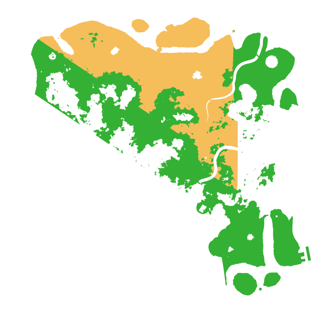 Biome Rust Map: Procedural Map, Size: 4500, Seed: 100018811