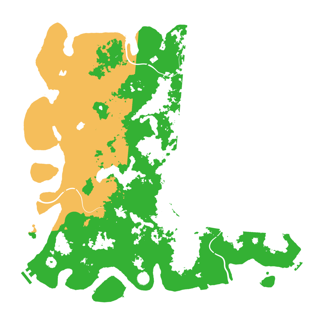 Biome Rust Map: Procedural Map, Size: 4500, Seed: 1872521457