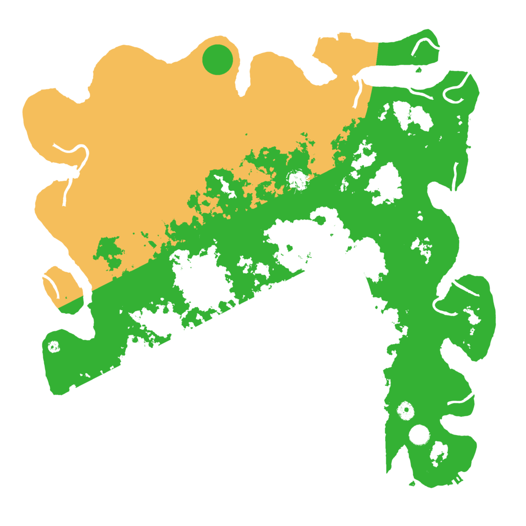 Biome Rust Map: Procedural Map, Size: 4543, Seed: 1000000
