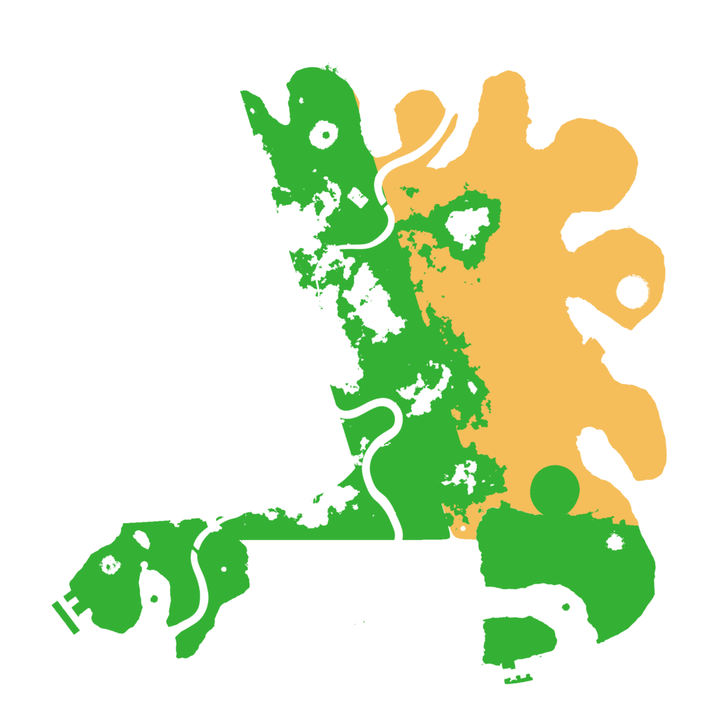 Biome Rust Map: Procedural Map, Size: 3900, Seed: 383