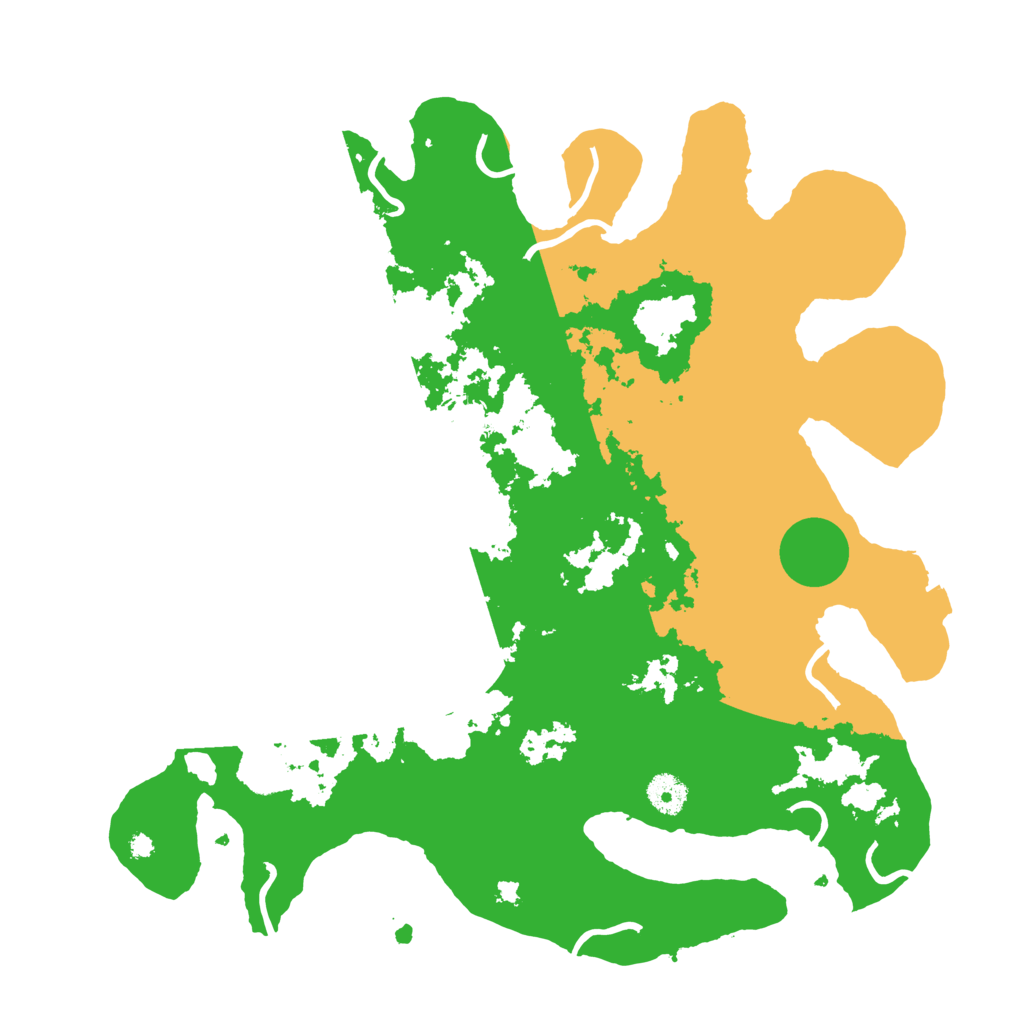 Biome Rust Map: Procedural Map, Size: 3900, Seed: 383