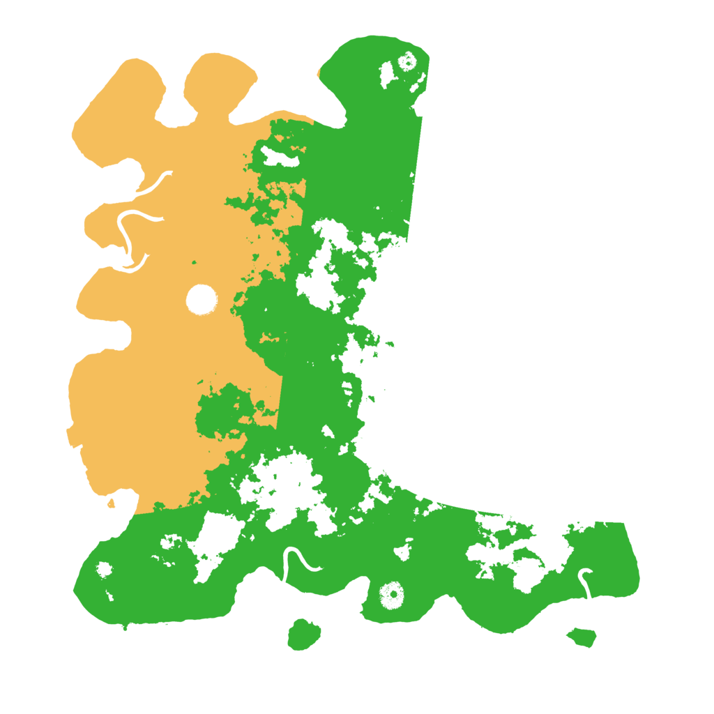 Biome Rust Map: Procedural Map, Size: 4100, Seed: 40047610