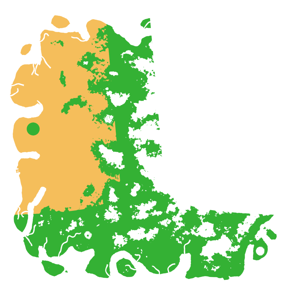 Biome Rust Map: Procedural Map, Size: 6000, Seed: 5900