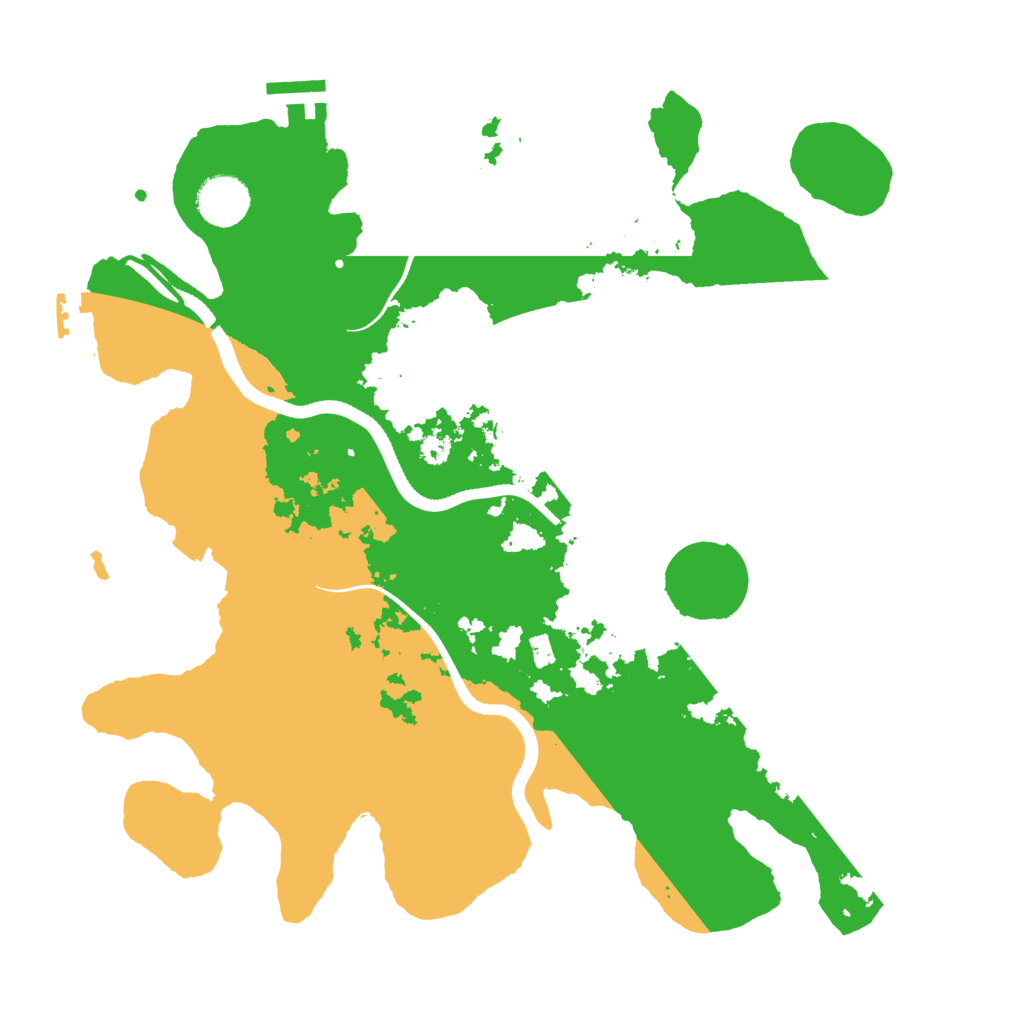 Biome Rust Map: Procedural Map, Size: 3500, Seed: 869657152