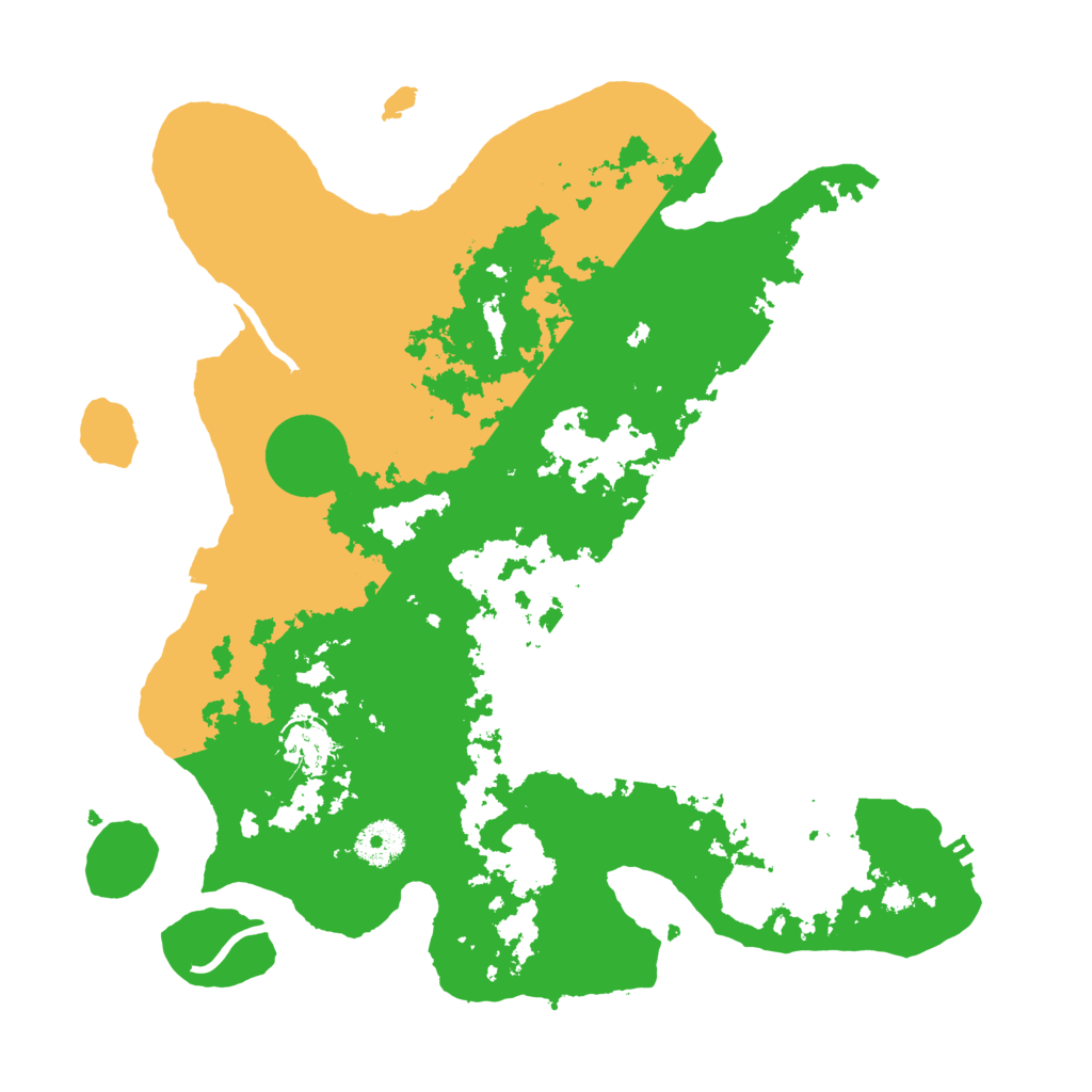 Biome Rust Map: Procedural Map, Size: 3500, Seed: 1104019193