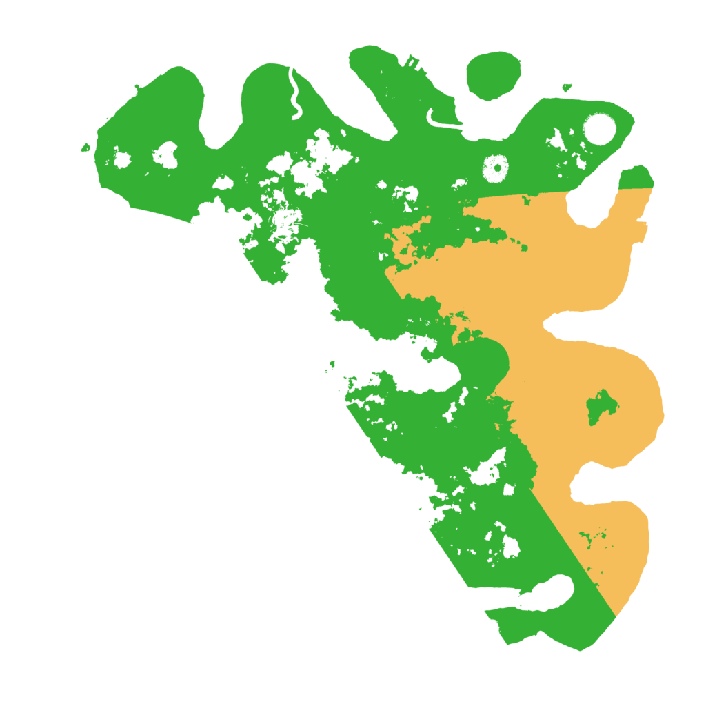 Biome Rust Map: Procedural Map, Size: 3900, Seed: 73265