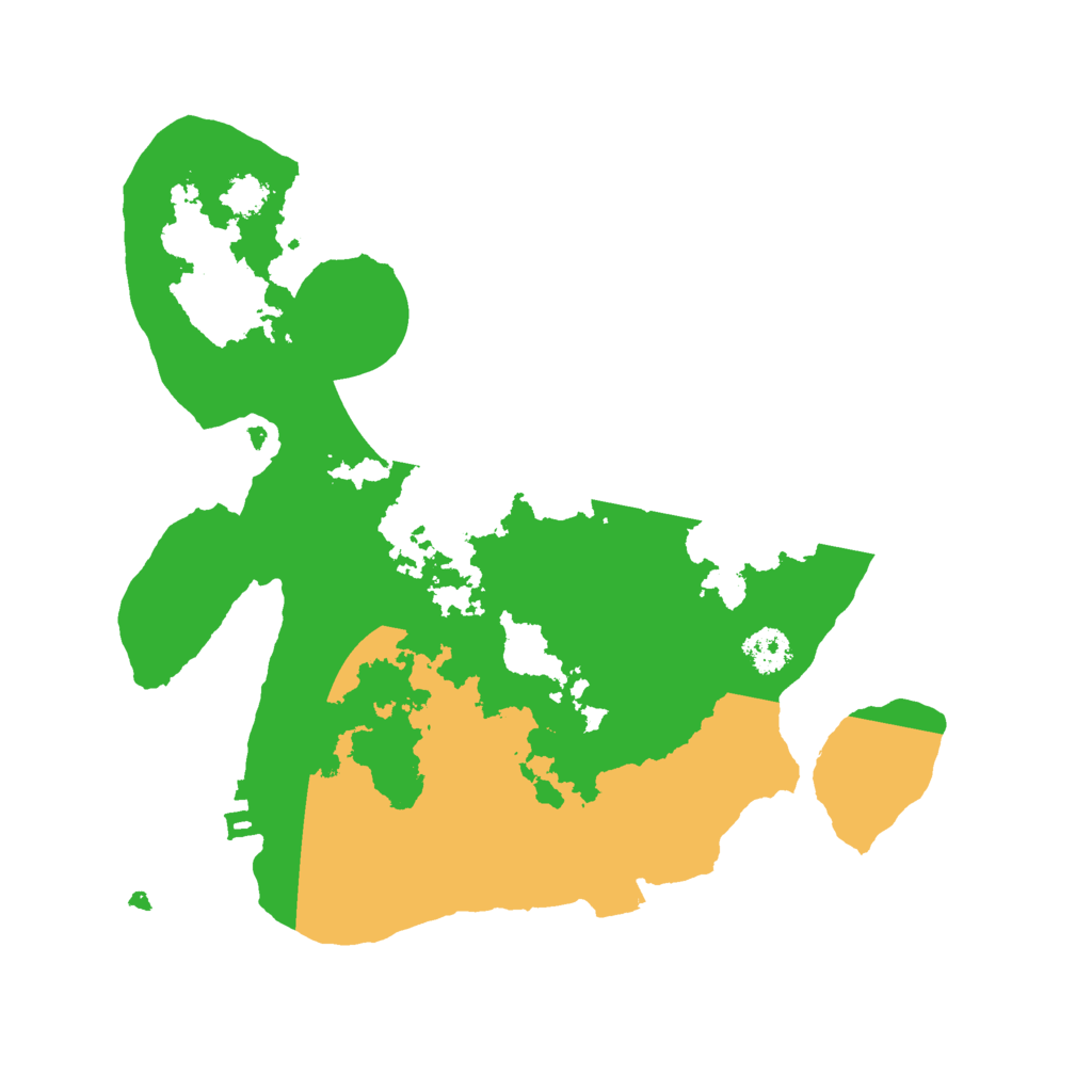 Biome Rust Map: Procedural Map, Size: 2500, Seed: 69291