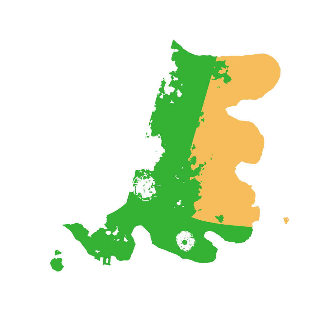 Biome Rust Map: Procedural Map, Size: 2500, Seed: 78036924