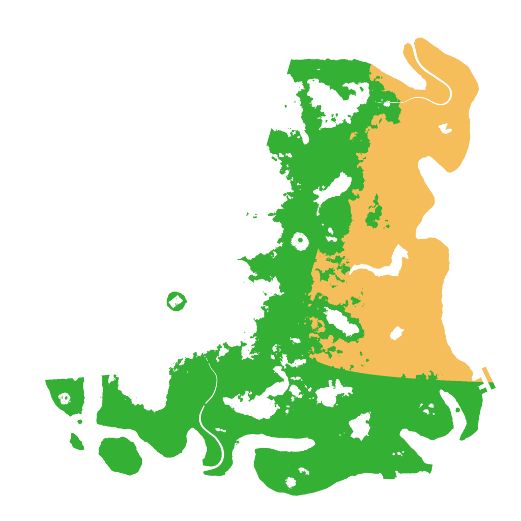 Biome Rust Map: Procedural Map, Size: 4500, Seed: 249366897