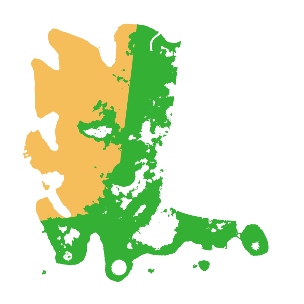 Biome Rust Map: Procedural Map, Size: 3500, Seed: 1326794088