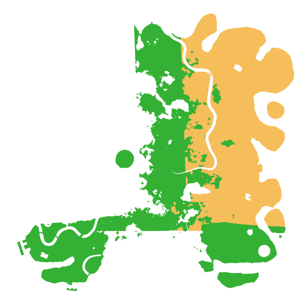 Biome Rust Map: Procedural Map, Size: 4500, Seed: 189725161