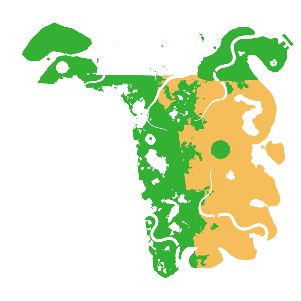 Biome Rust Map: Procedural Map, Size: 4300, Seed: 51212296
