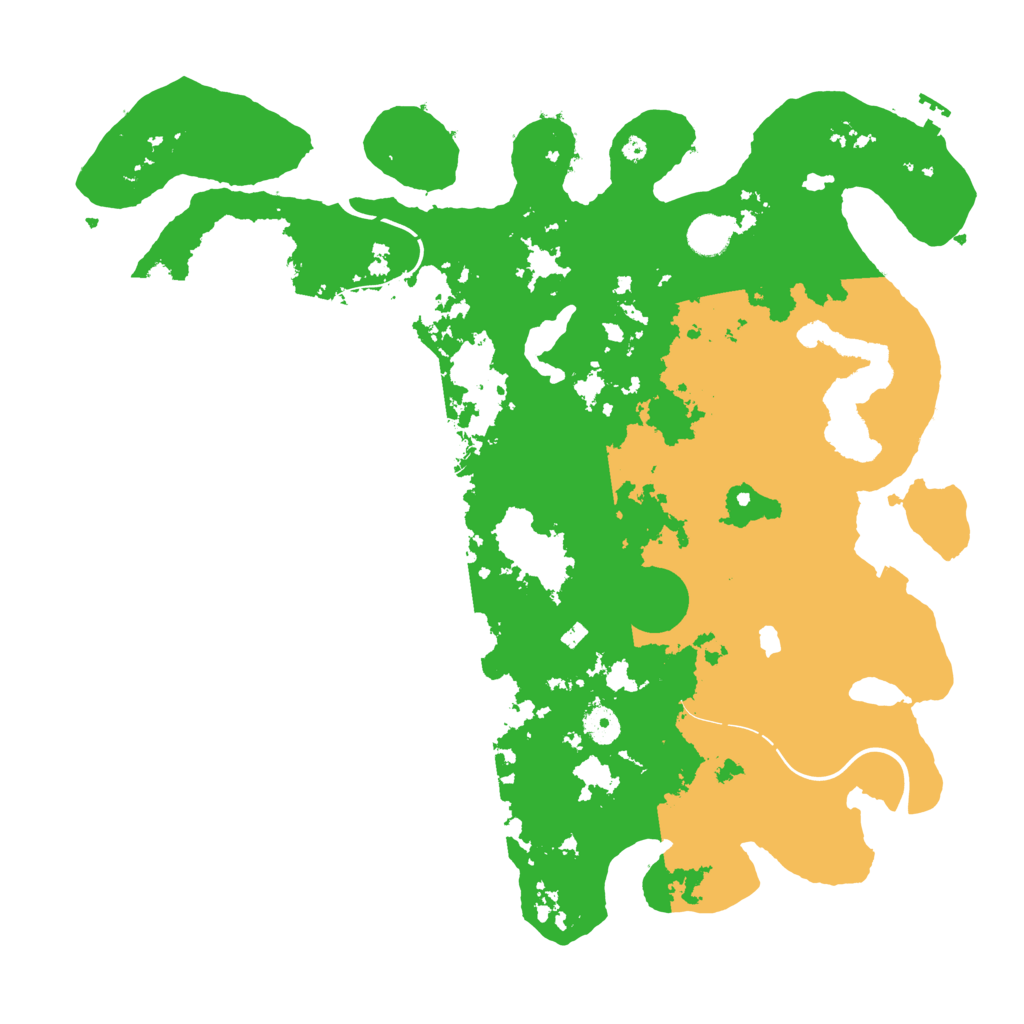 Biome Rust Map: Procedural Map, Size: 4300, Seed: 51212296