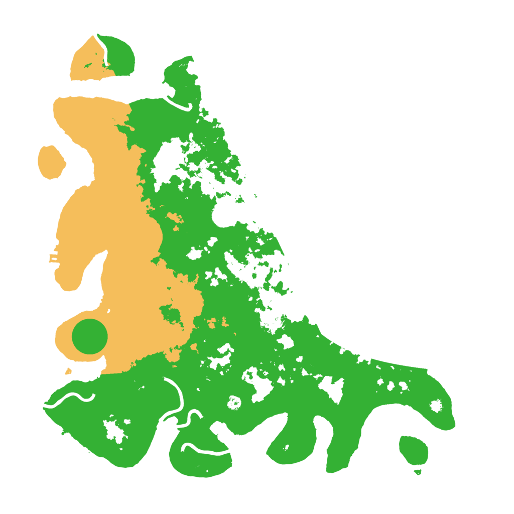 Biome Rust Map: Procedural Map, Size: 3800, Seed: 57643196