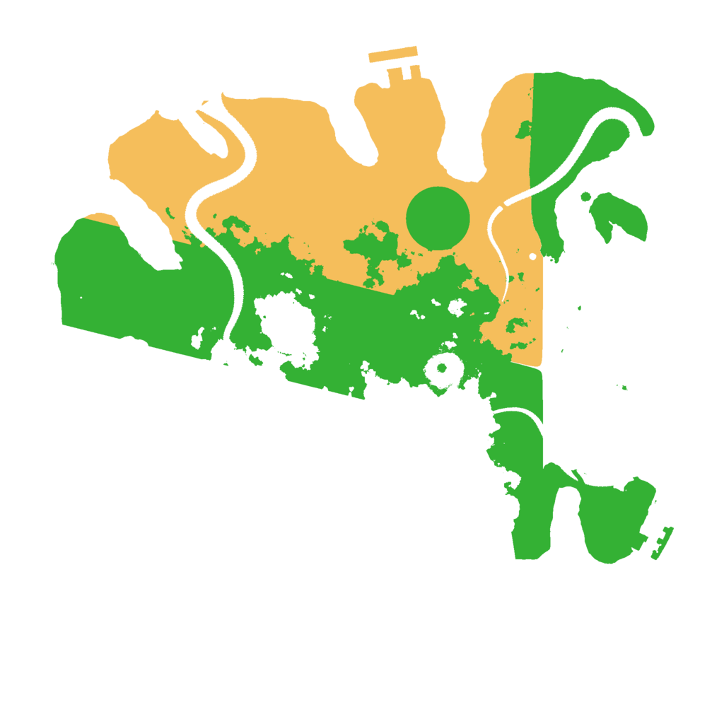 Biome Rust Map: Procedural Map, Size: 3000, Seed: 1137842929