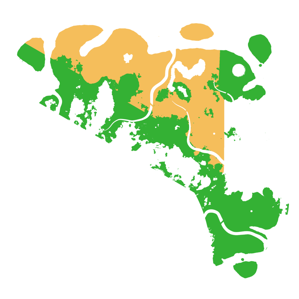 Biome Rust Map: Procedural Map, Size: 4096, Seed: 1080833703