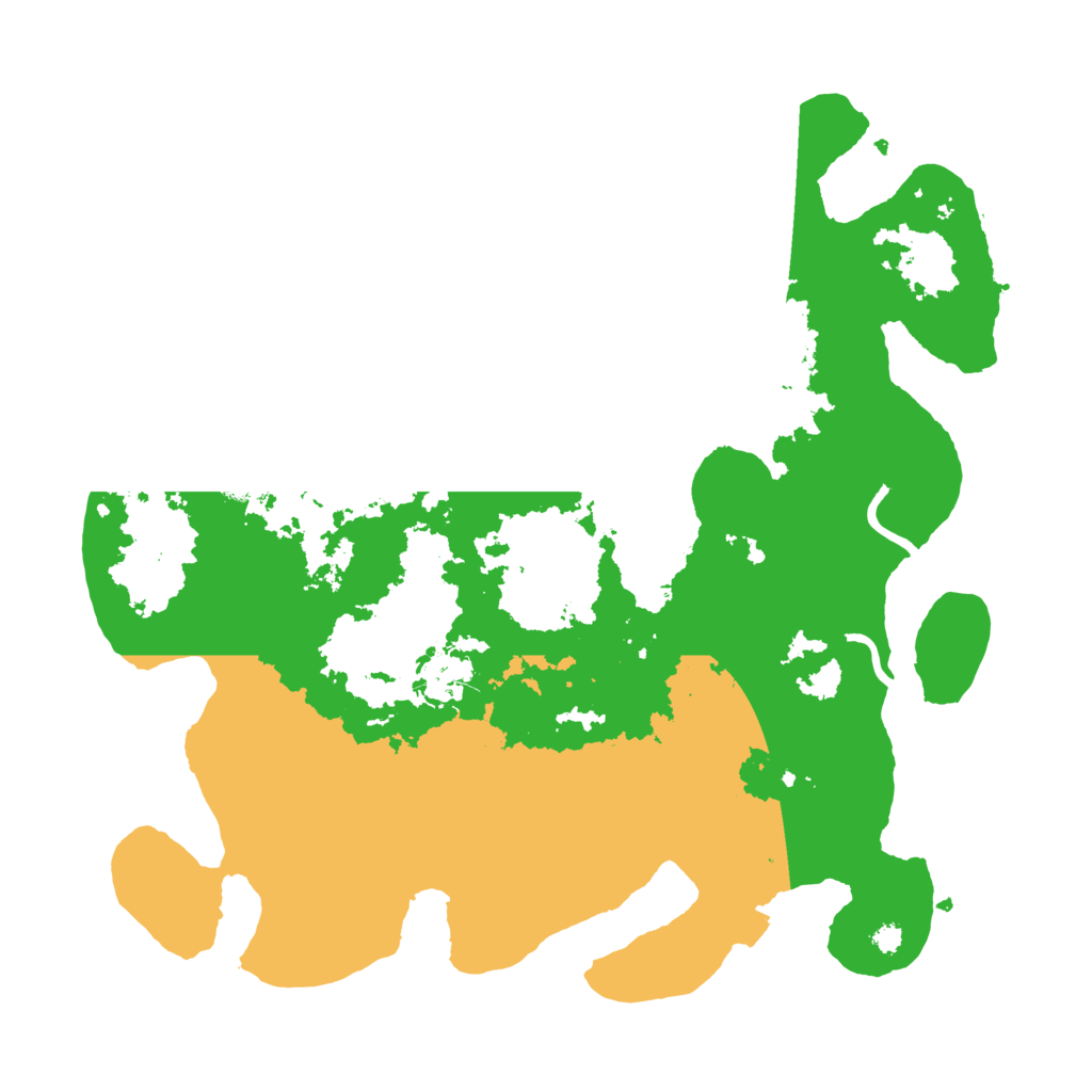 Biome Rust Map: Procedural Map, Size: 3500, Seed: 2006623490