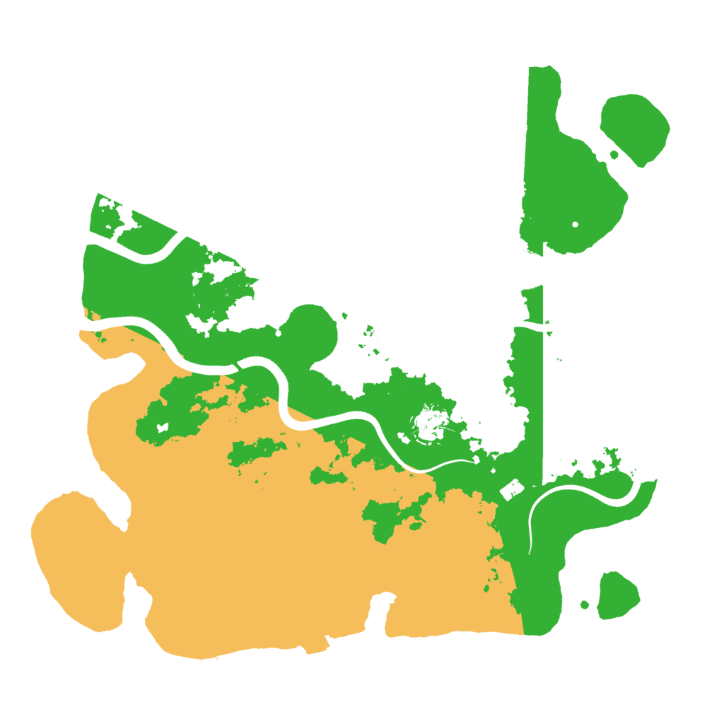 Biome Rust Map: Procedural Map, Size: 3500, Seed: 538765950