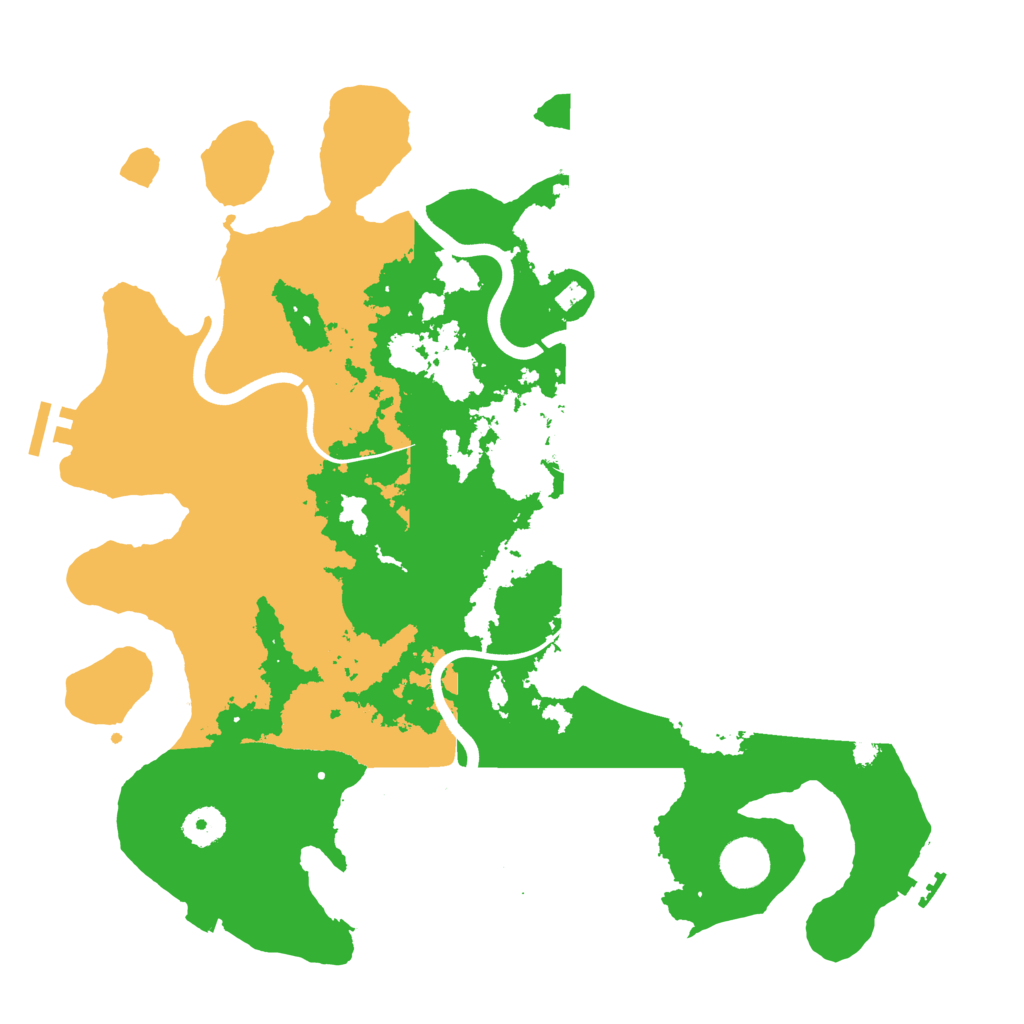 Biome Rust Map: Procedural Map, Size: 3800, Seed: 98083118