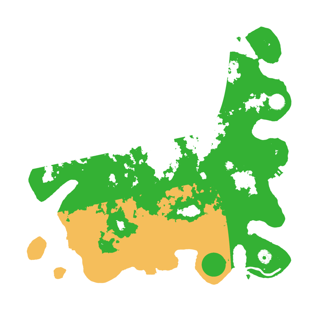 Biome Rust Map: Procedural Map, Size: 3500, Seed: 685709666