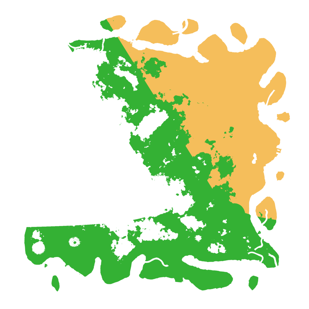 Biome Rust Map: Procedural Map, Size: 4500, Seed: 1491731514