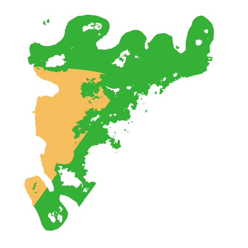 Biome Rust Map: Procedural Map, Size: 3500, Seed: 326544363