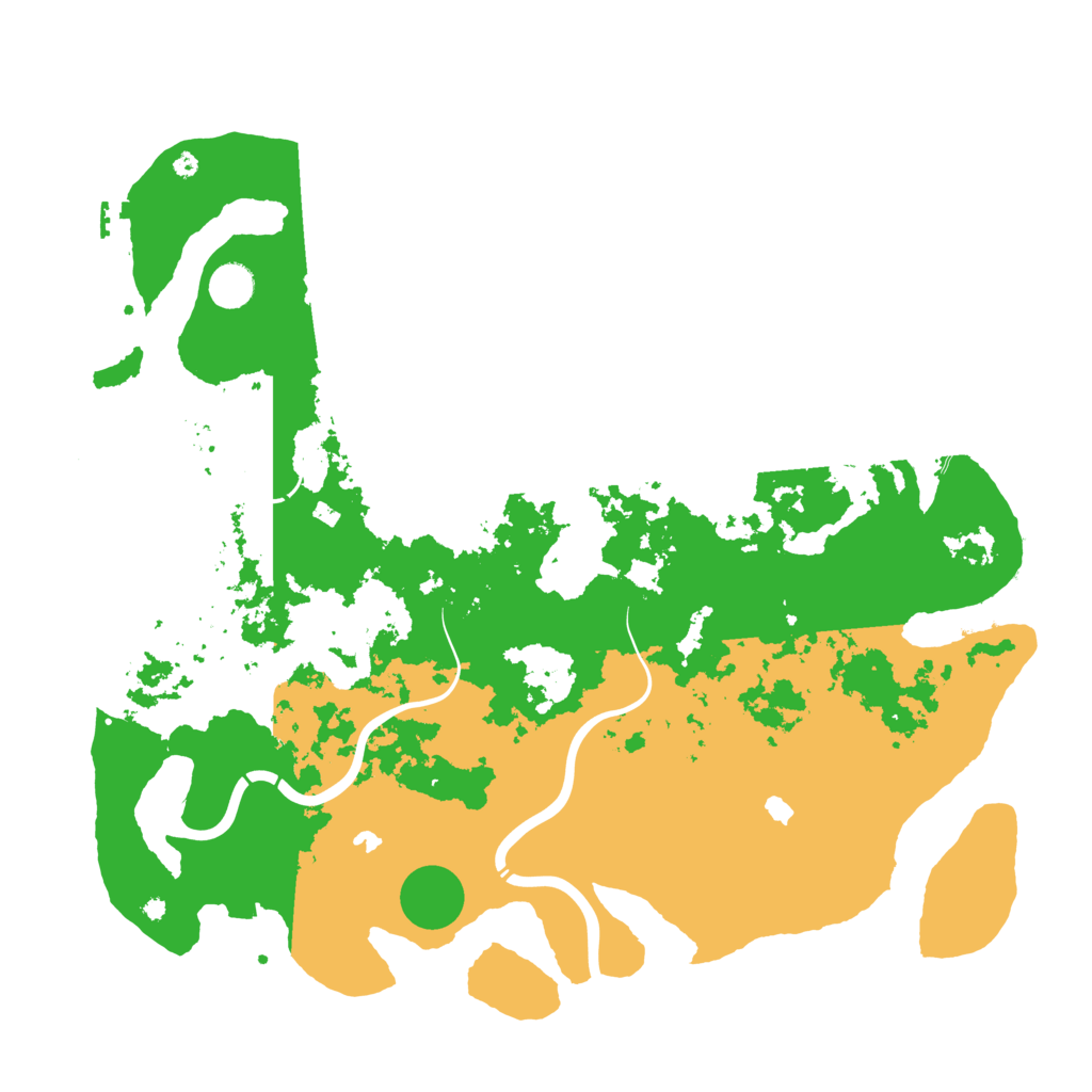 Biome Rust Map: Procedural Map, Size: 4500, Seed: 516022292