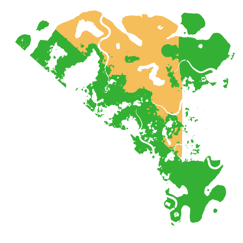 Biome Rust Map: Procedural Map, Size: 5000, Seed: 779841631