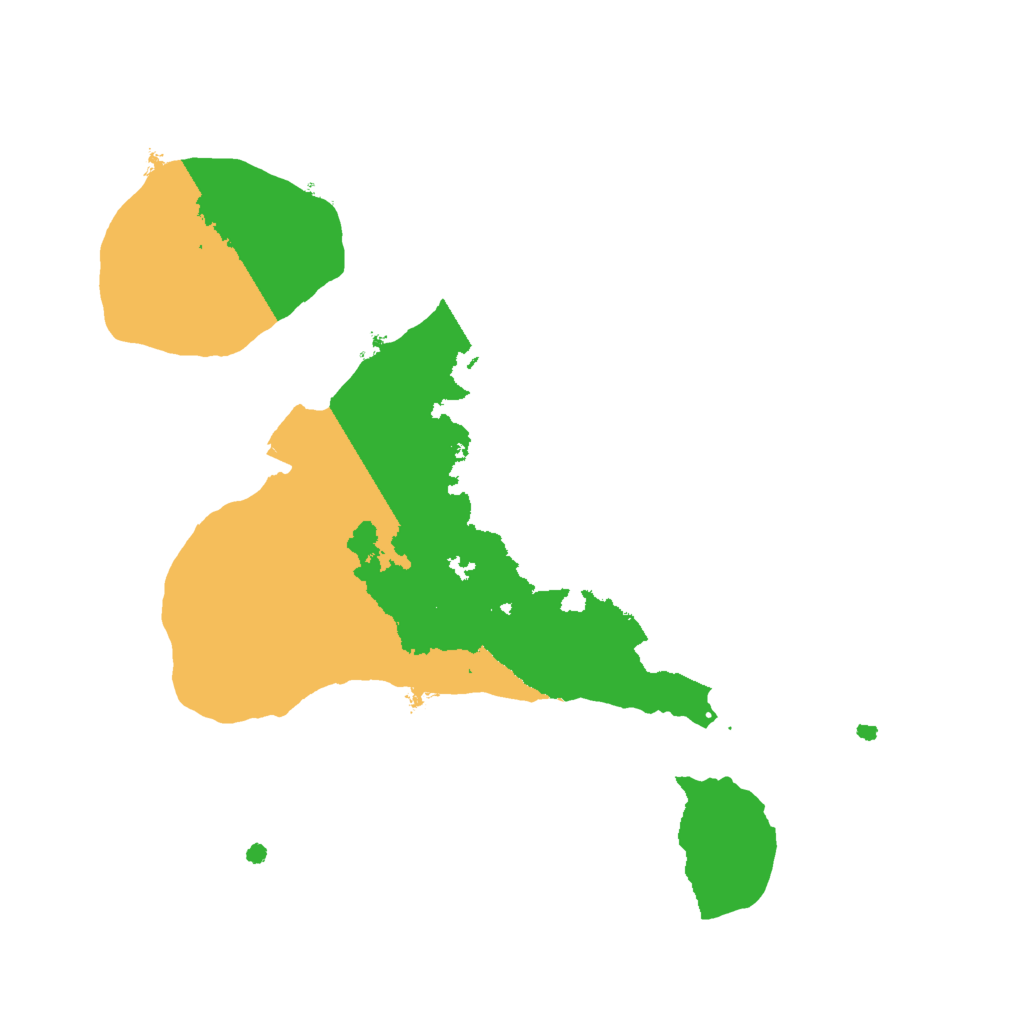 Biome Rust Map: Procedural Map, Size: 2000, Seed: 305640