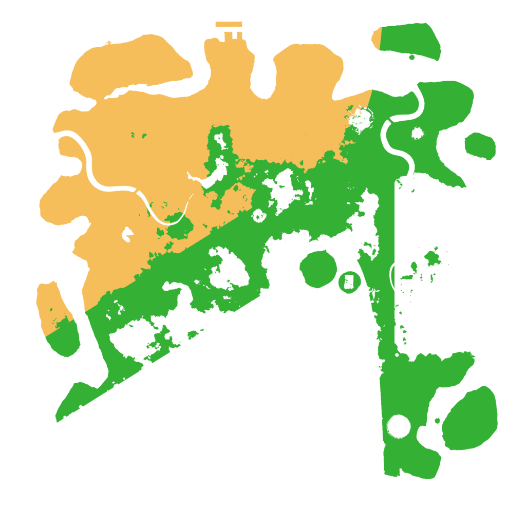 Biome Rust Map: Procedural Map, Size: 4000, Seed: 990250