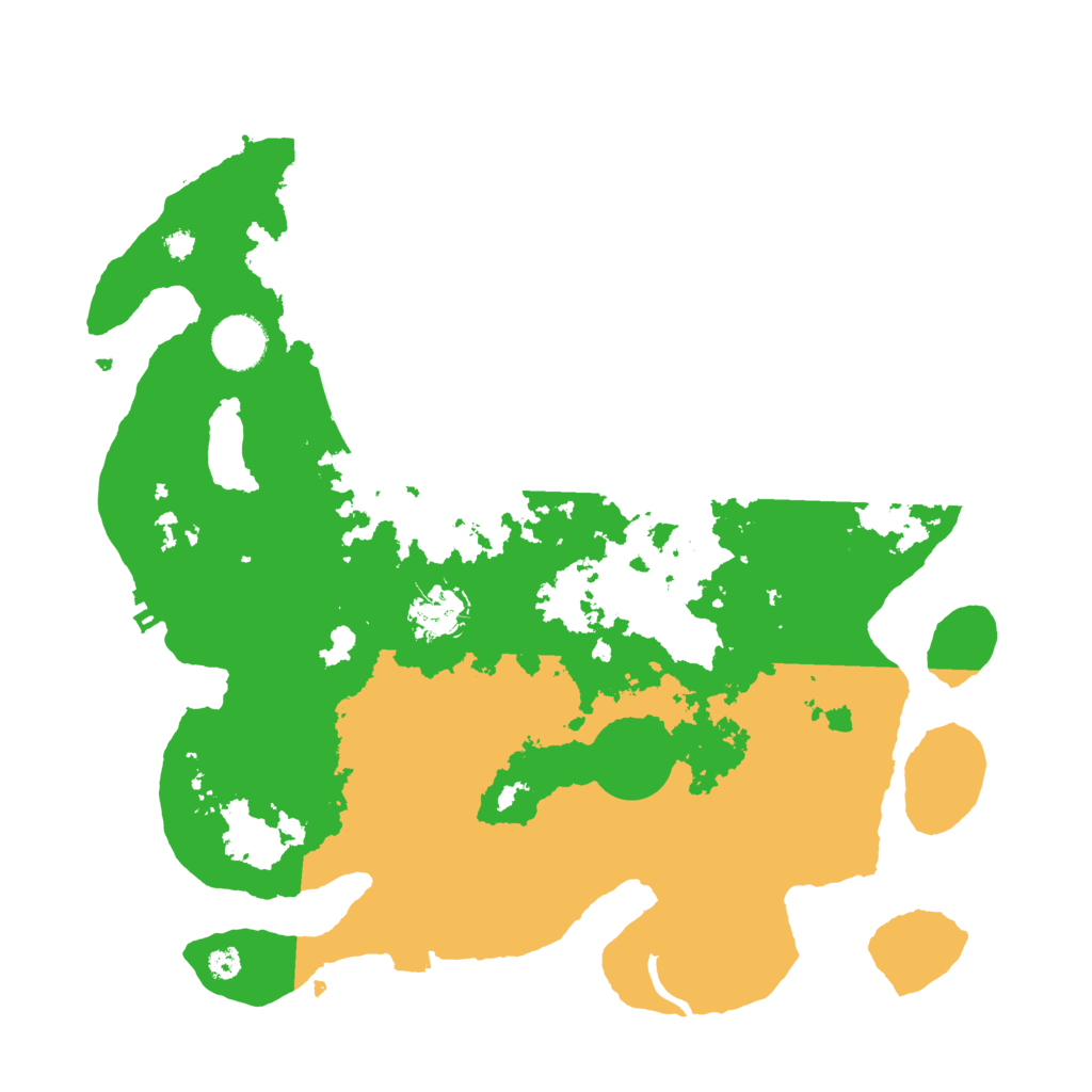 Biome Rust Map: Procedural Map, Size: 3500, Seed: 251268245