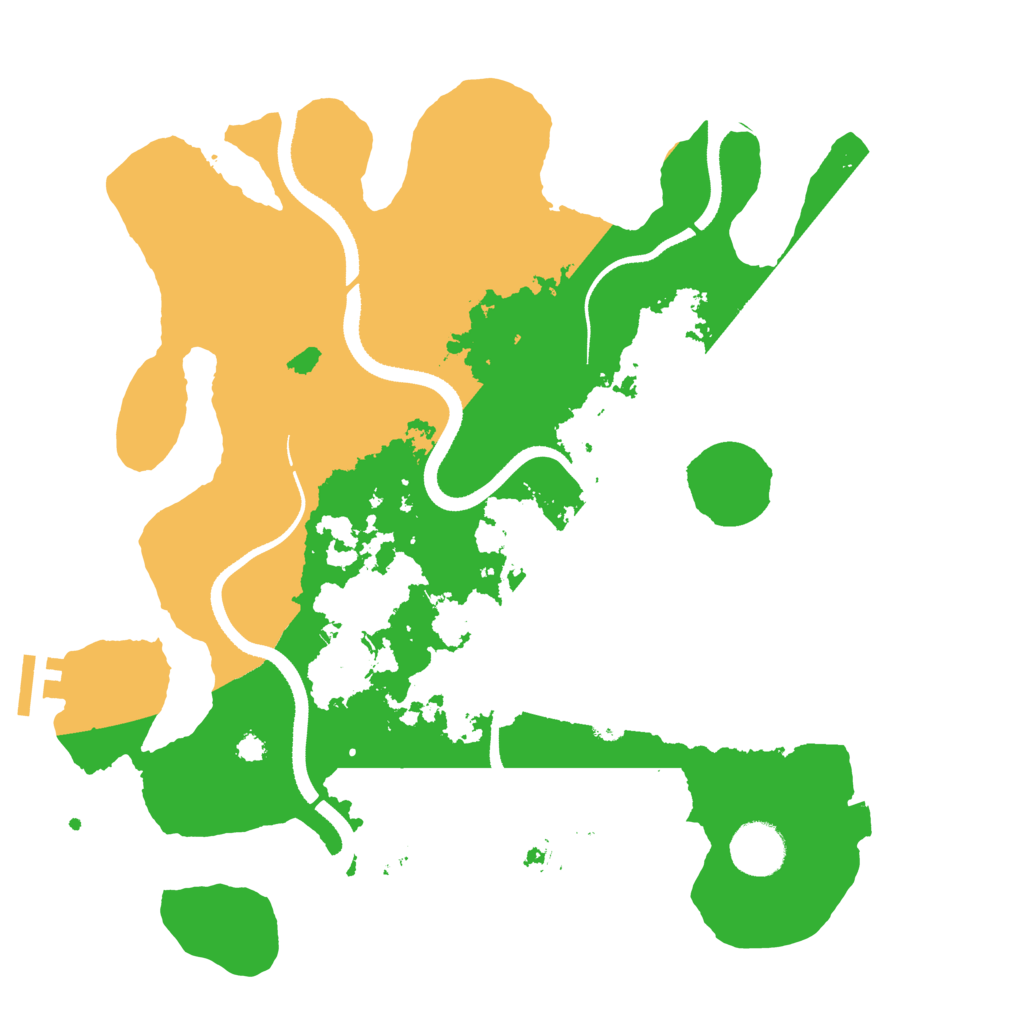 Biome Rust Map: Procedural Map, Size: 3400, Seed: 20962895