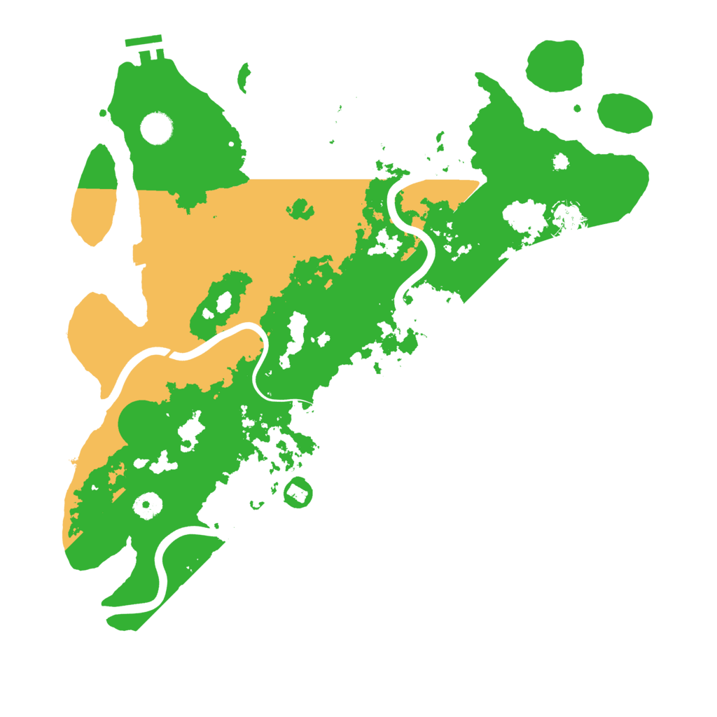 Biome Rust Map: Procedural Map, Size: 3950, Seed: 408661586