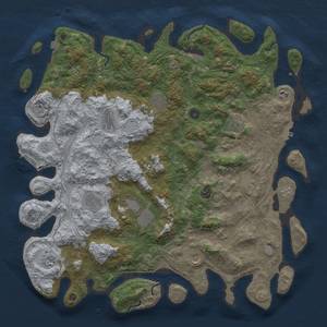 Thumbnail Rust Map: Procedural Map, Size: 4800, Seed: 898201879, 19 Monuments