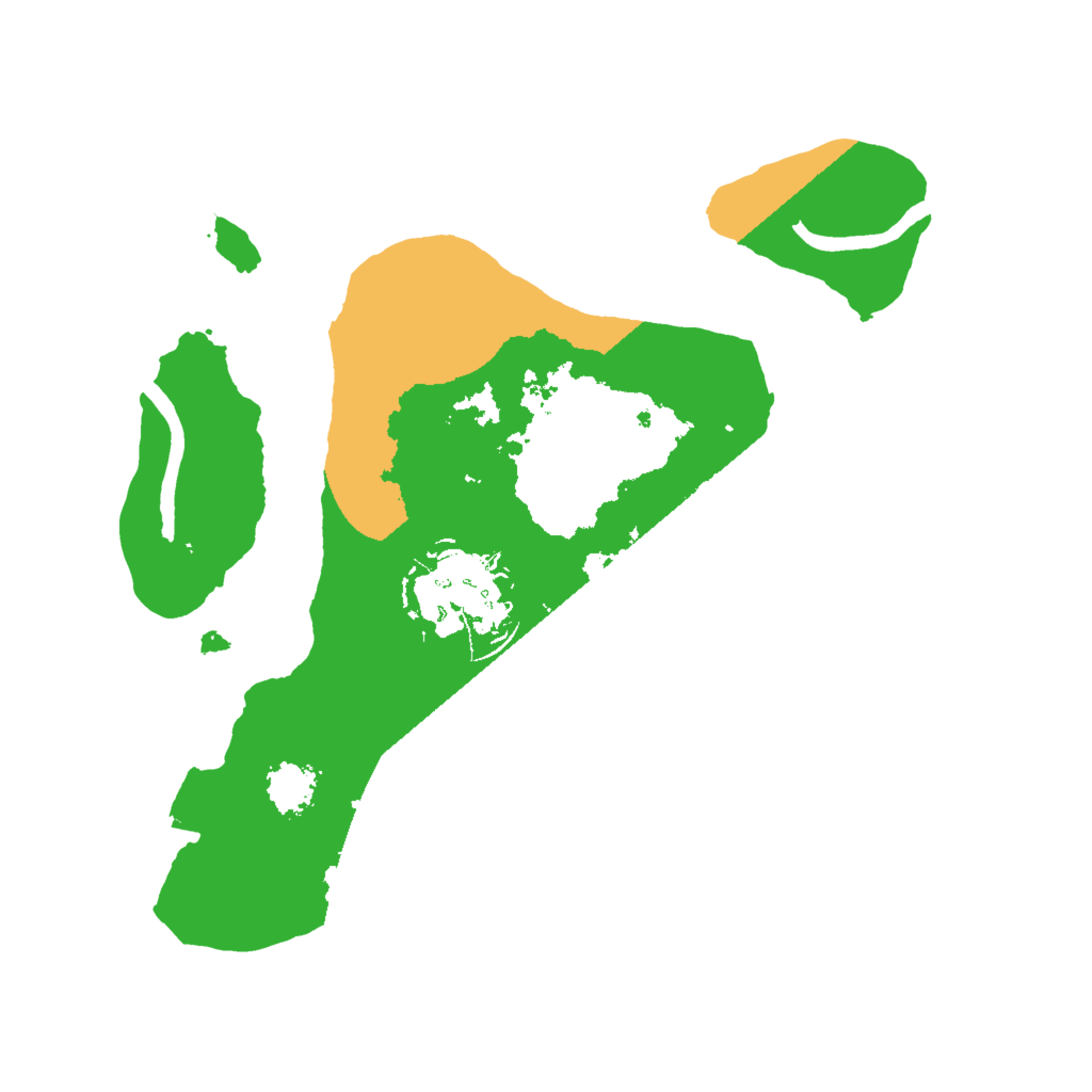 Biome Rust Map: Procedural Map, Size: 2000, Seed: 199987