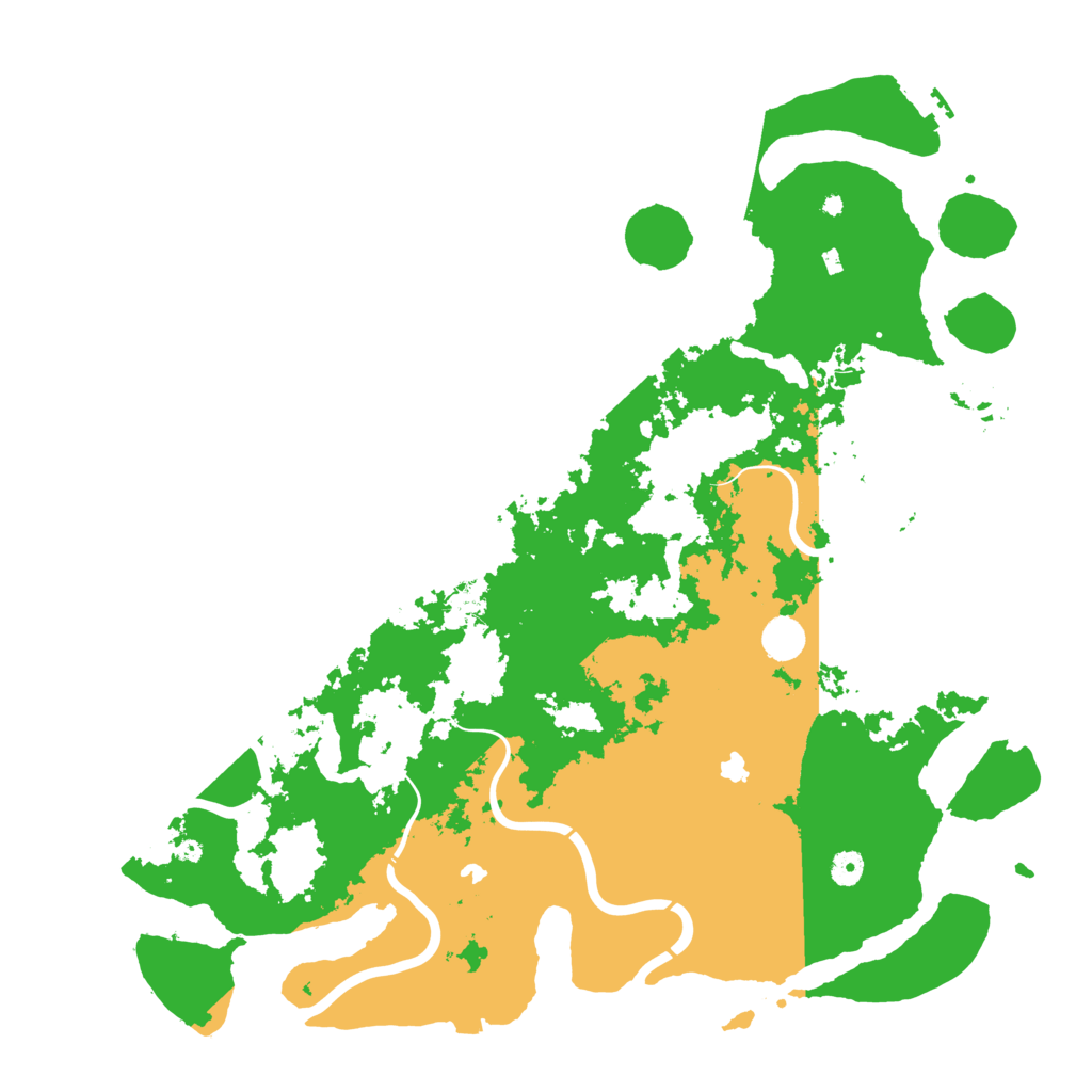 Biome Rust Map: Procedural Map, Size: 4800, Seed: 2021138849