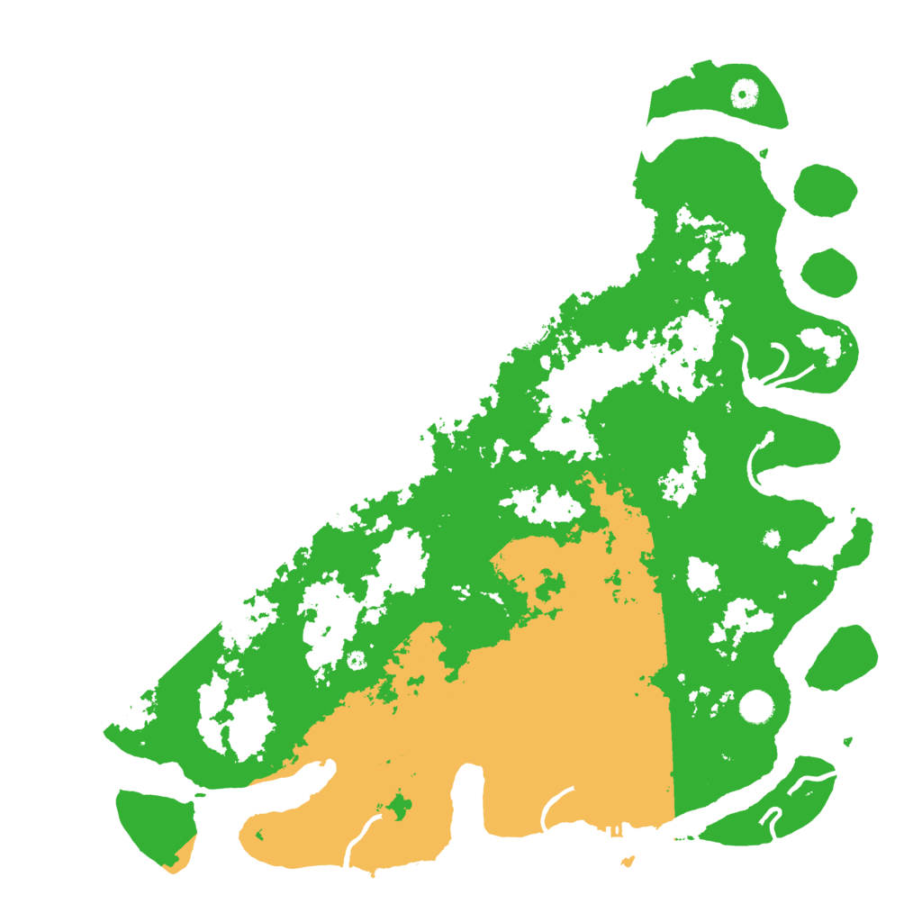 Biome Rust Map: Procedural Map, Size: 4800, Seed: 2021138849