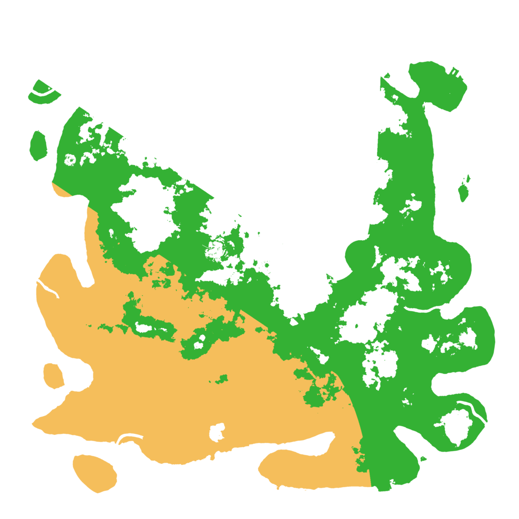 Biome Rust Map: Procedural Map, Size: 4500, Seed: 479214