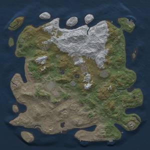 Thumbnail Rust Map: Procedural Map, Size: 4500, Seed: 479214, 17 Monuments