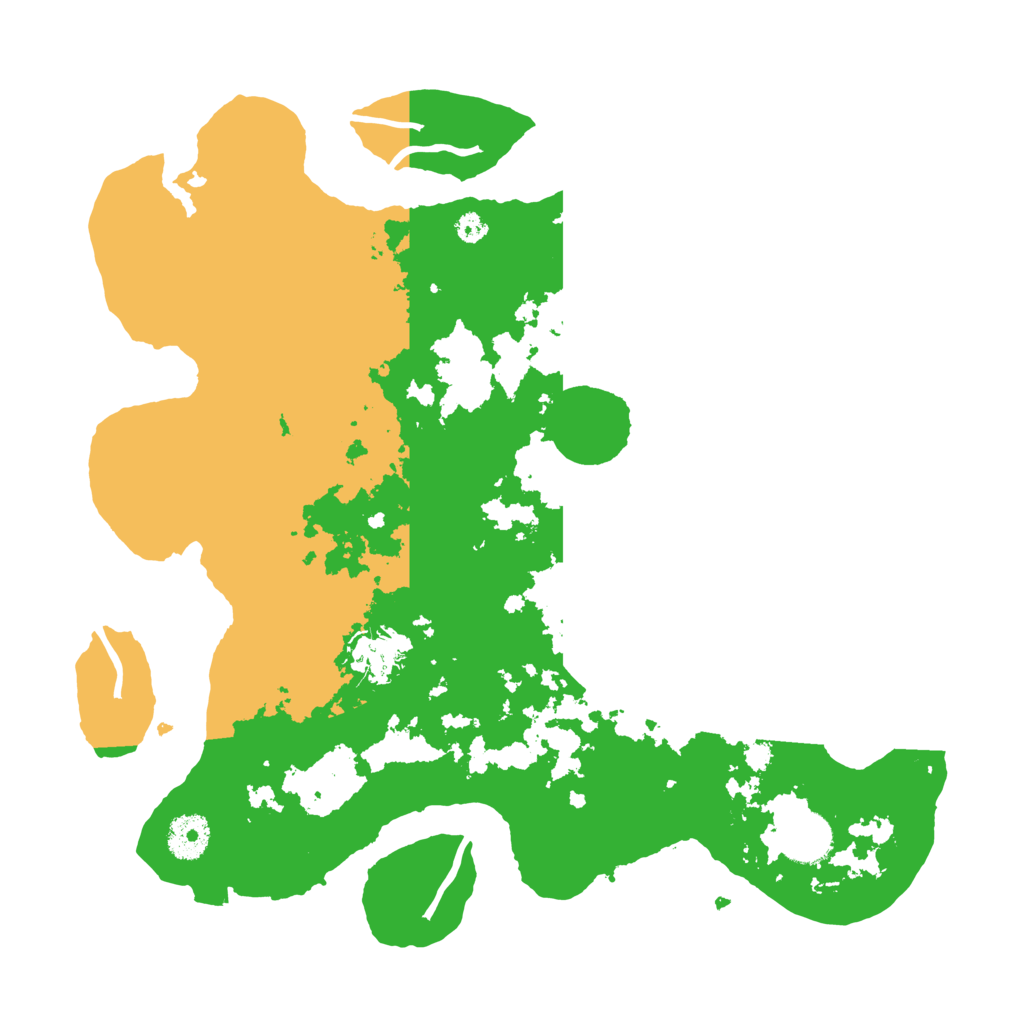 Biome Rust Map: Procedural Map, Size: 3500, Seed: 167223905