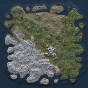 Thumbnail Rust Map: Procedural Map, Size: 5000, Seed: 131748149, 19 Monuments