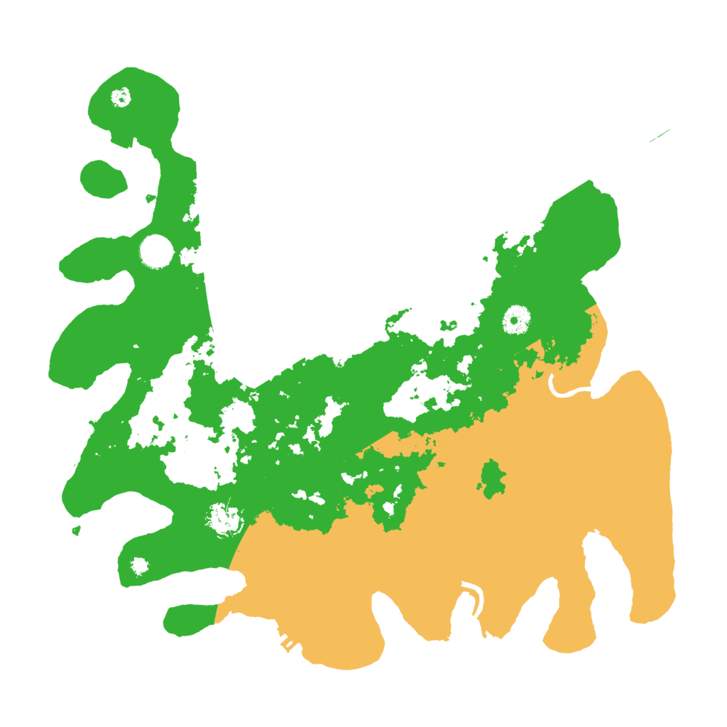 Biome Rust Map: Procedural Map, Size: 3800, Seed: 61411318