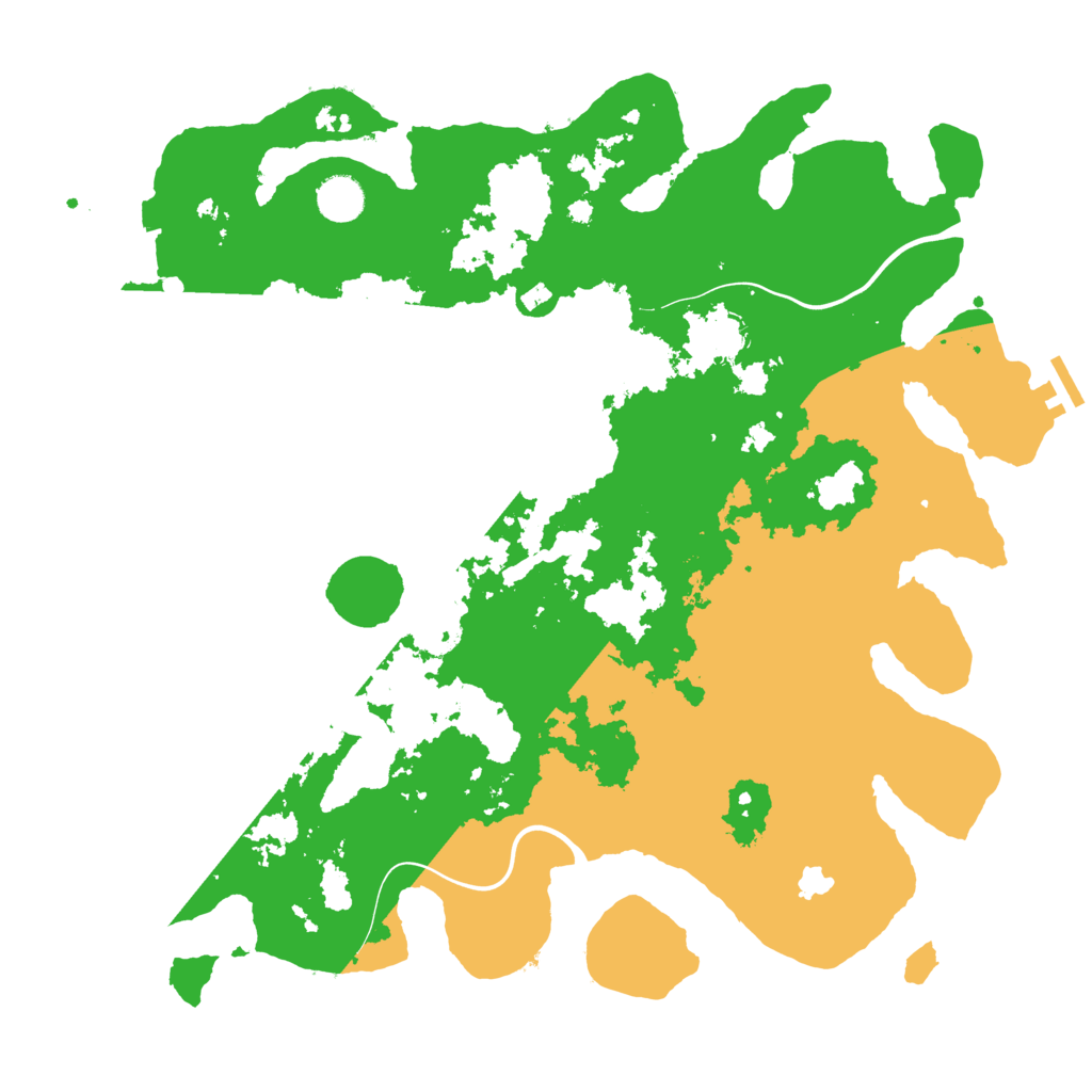Biome Rust Map: Procedural Map, Size: 4100, Seed: 46432