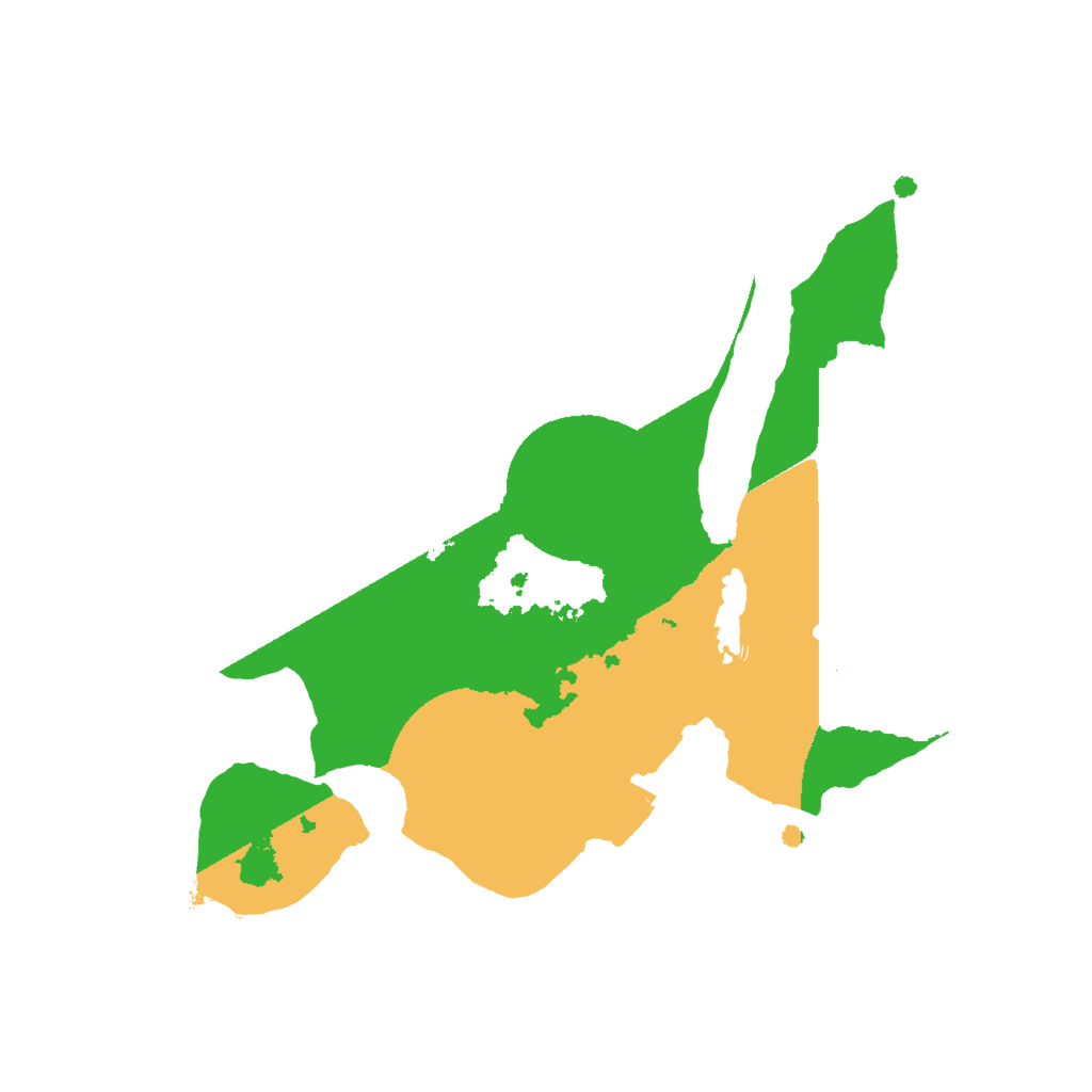 Biome Rust Map: Procedural Map, Size: 2000, Seed: 1697761859