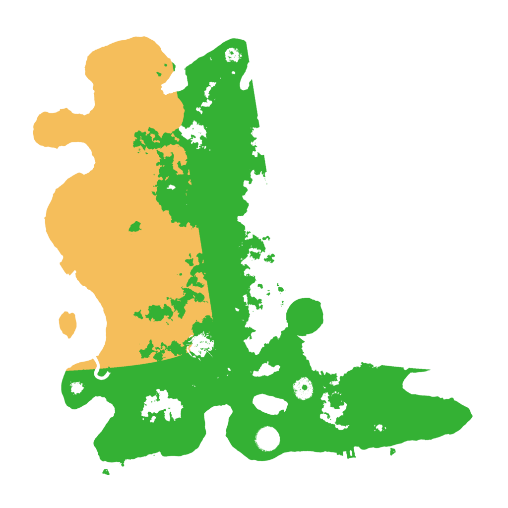 Biome Rust Map: Procedural Map, Size: 3700, Seed: 670814221