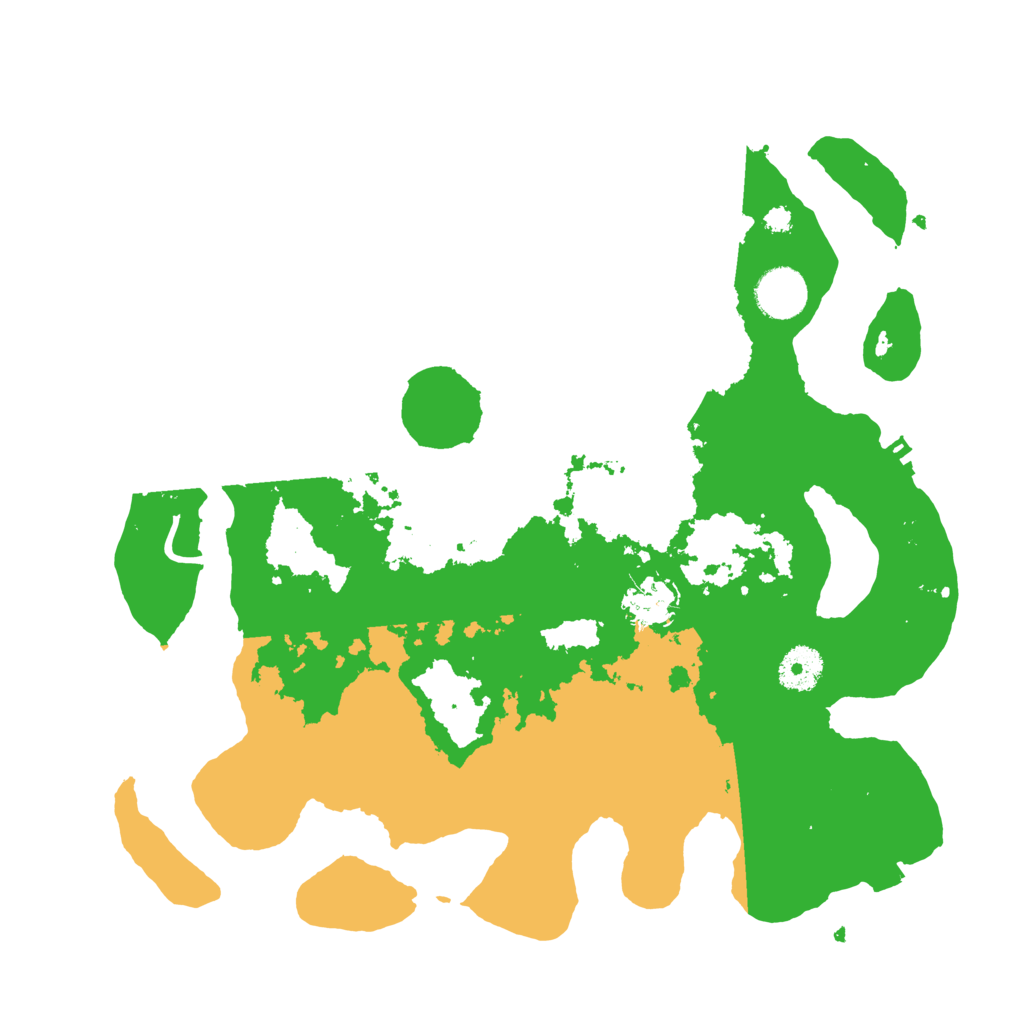 Biome Rust Map: Procedural Map, Size: 3500, Seed: 2069390855