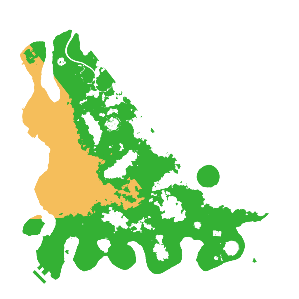 Biome Rust Map: Procedural Map, Size: 3700, Seed: 787395956