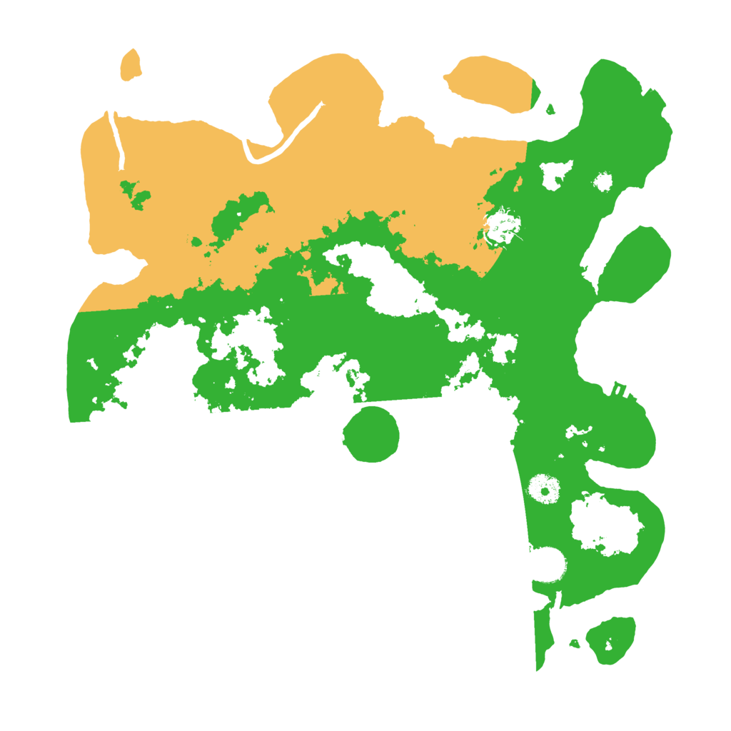 Biome Rust Map: Procedural Map, Size: 3600, Seed: 1947761167